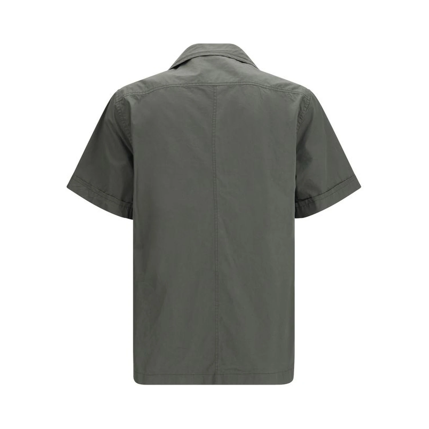 Gray Cotton Shortsleeve Shirt