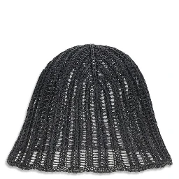Black Raffia Hat