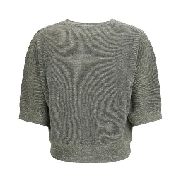 Bicolor Linen Sweatshirt