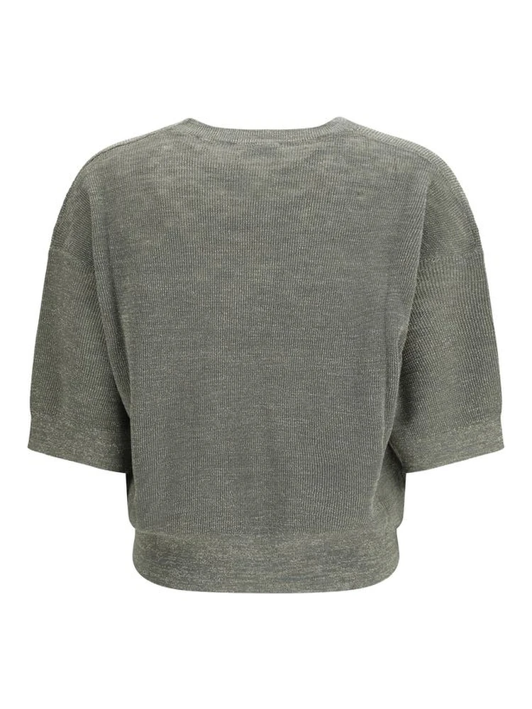 Bicolor Linen Sweatshirt alternative