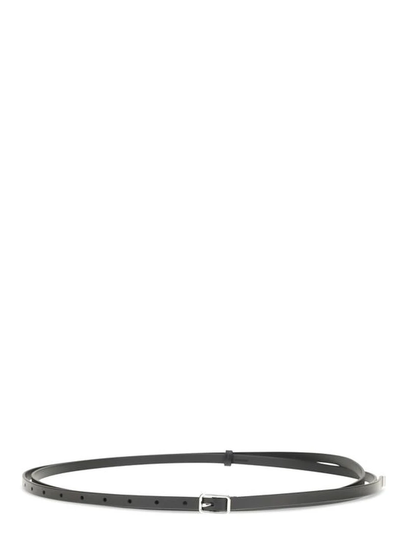 Black Calf Leather Bos Taurus Belt