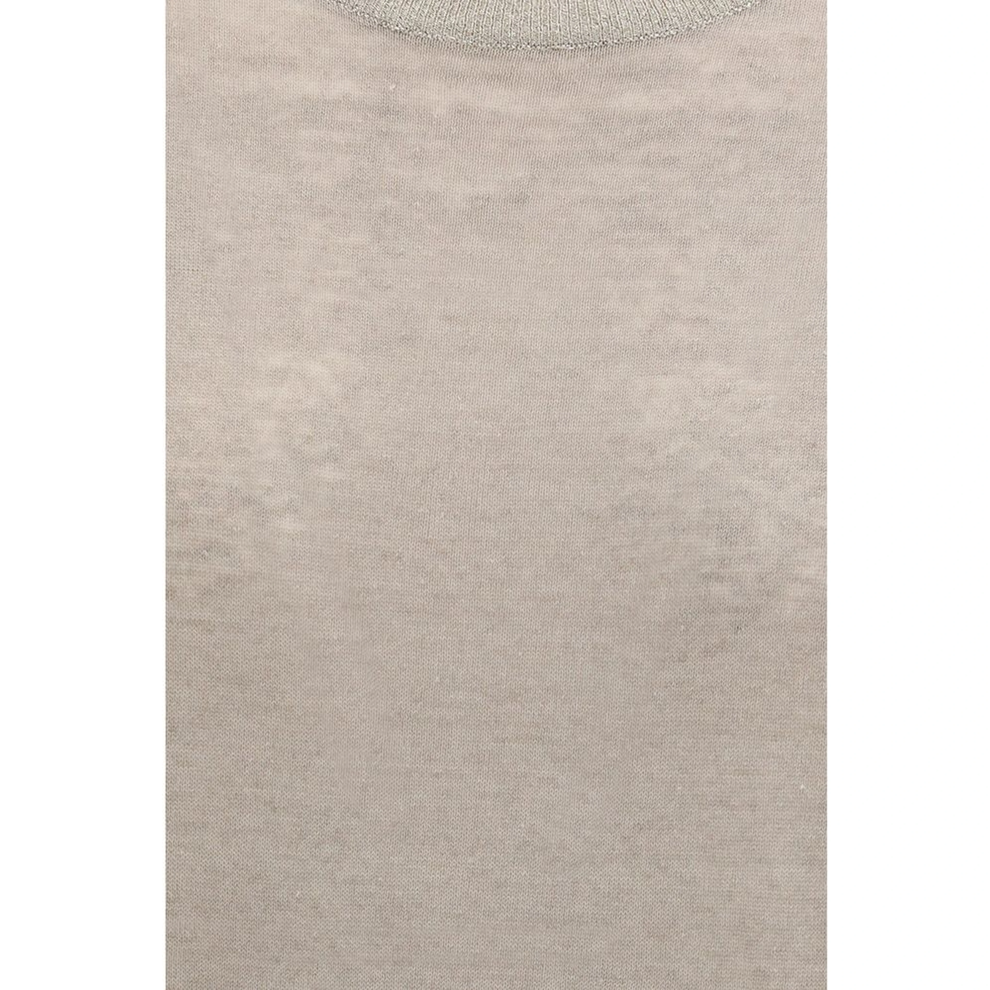Beige Linen T-Shirt