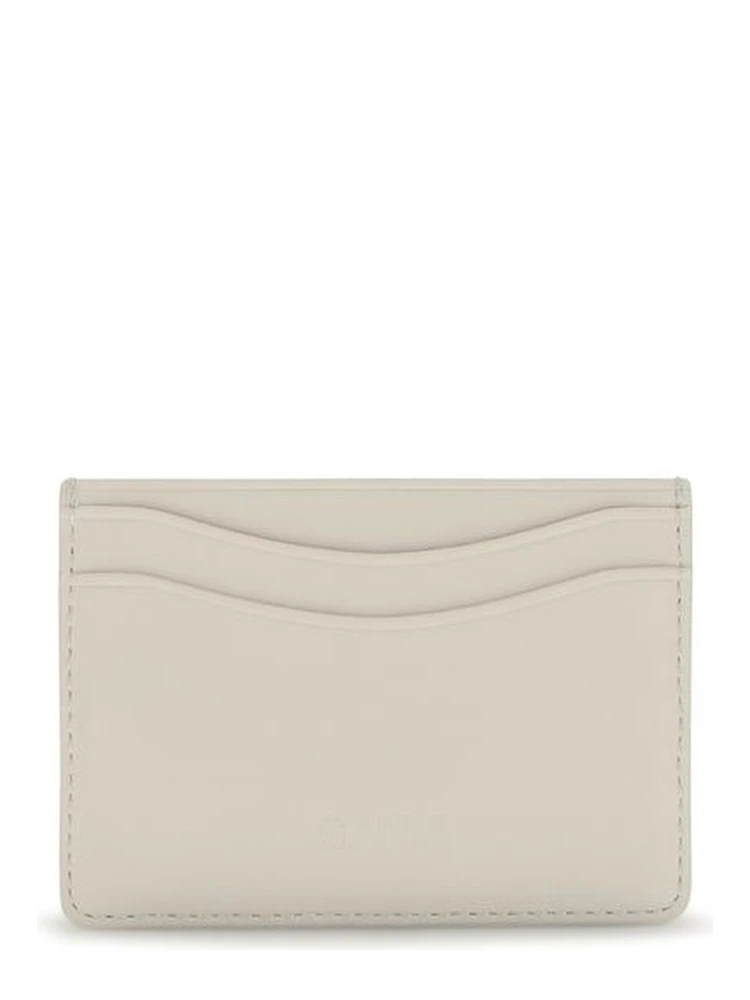 White Recycled Leather Wallet alternative