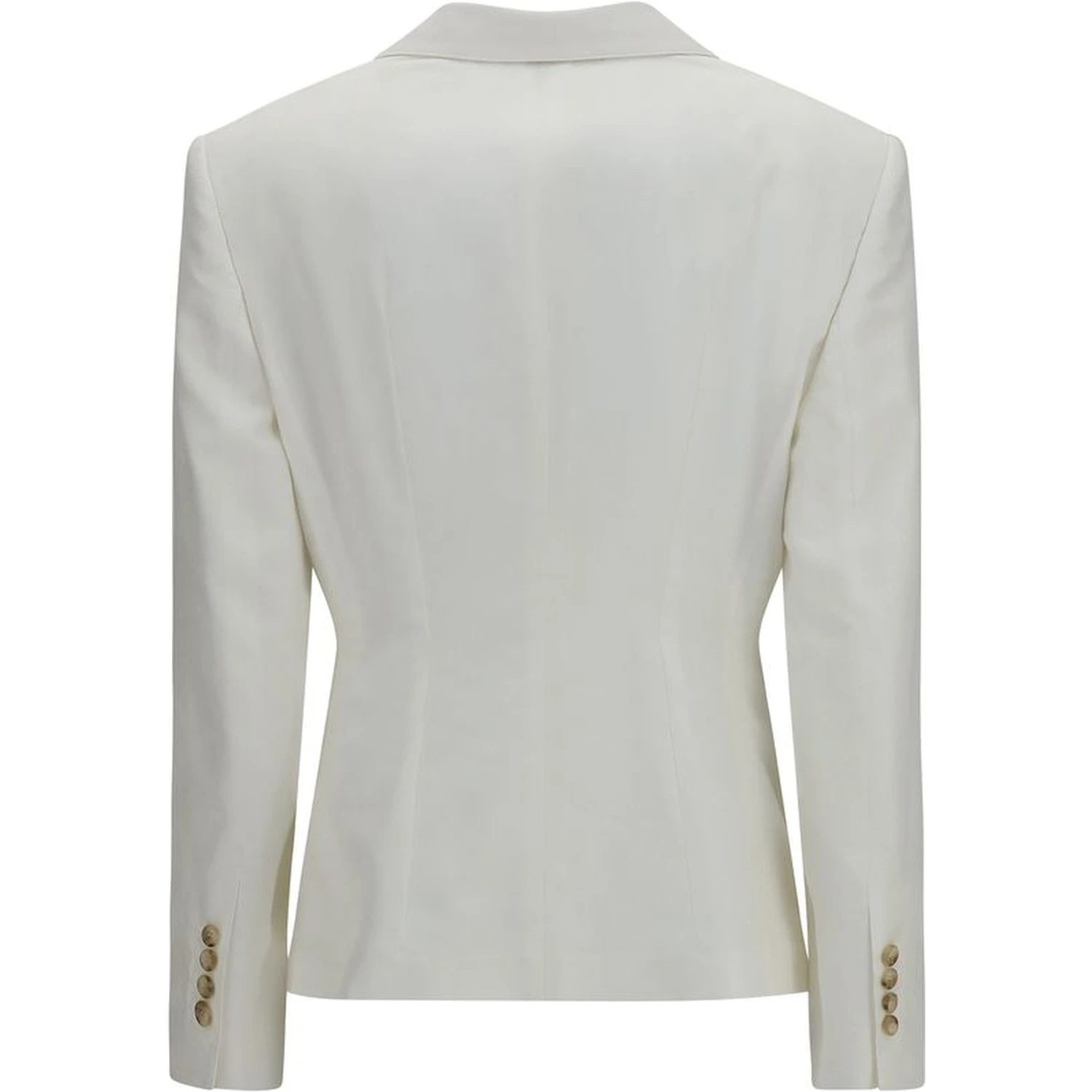 White Cotton Blazer