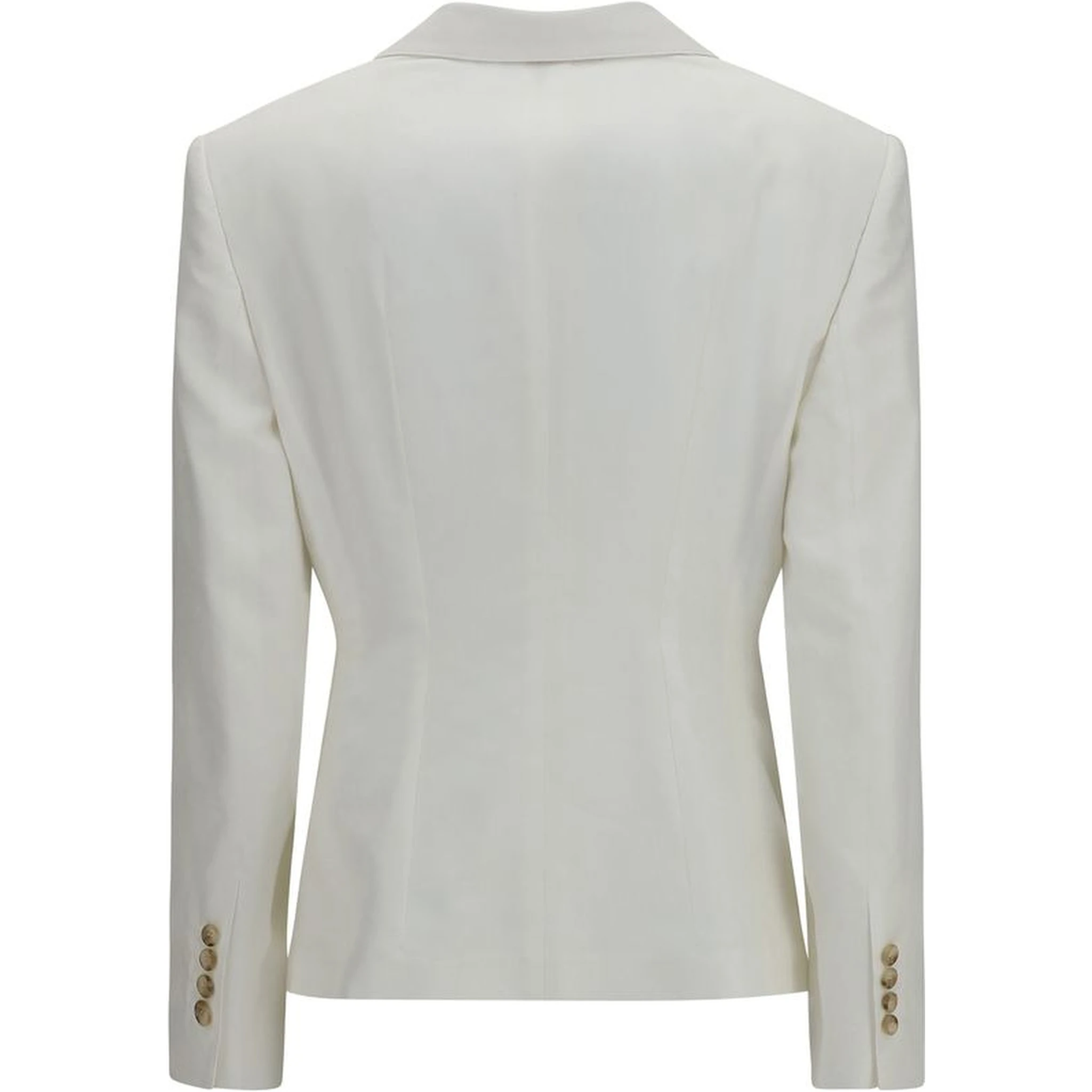 White Cotton Blazer