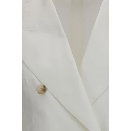 White Cotton Blazer