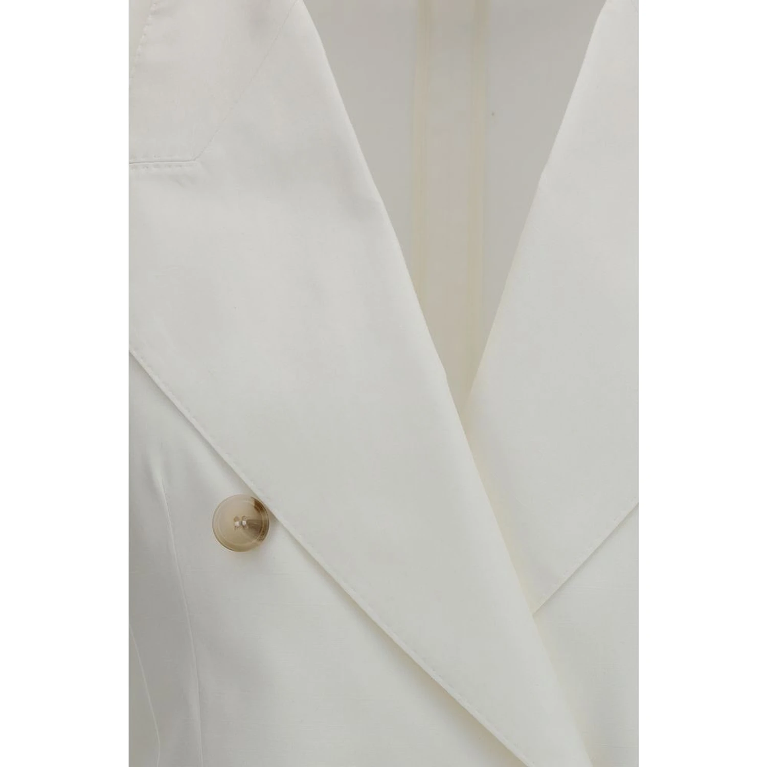 White Cotton Blazer