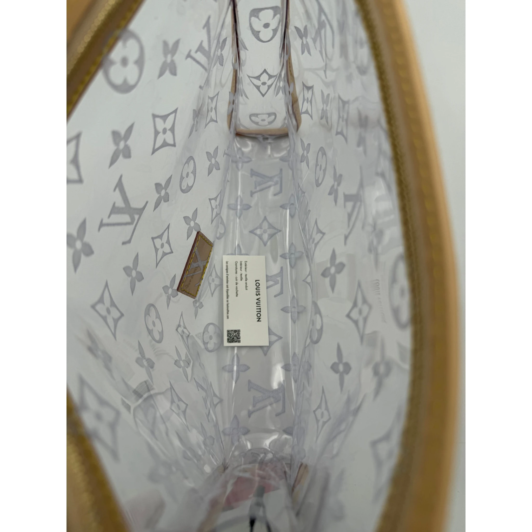 LOUIS VUITTON Monogram Transparent Pochette