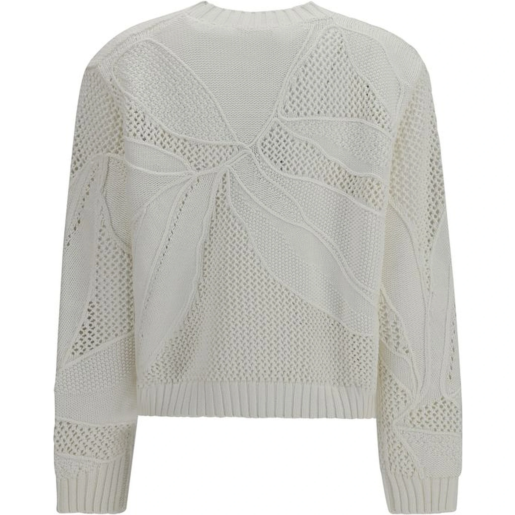 White Cotton Sweatshirt