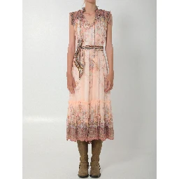 Alchemy midi fluid dress