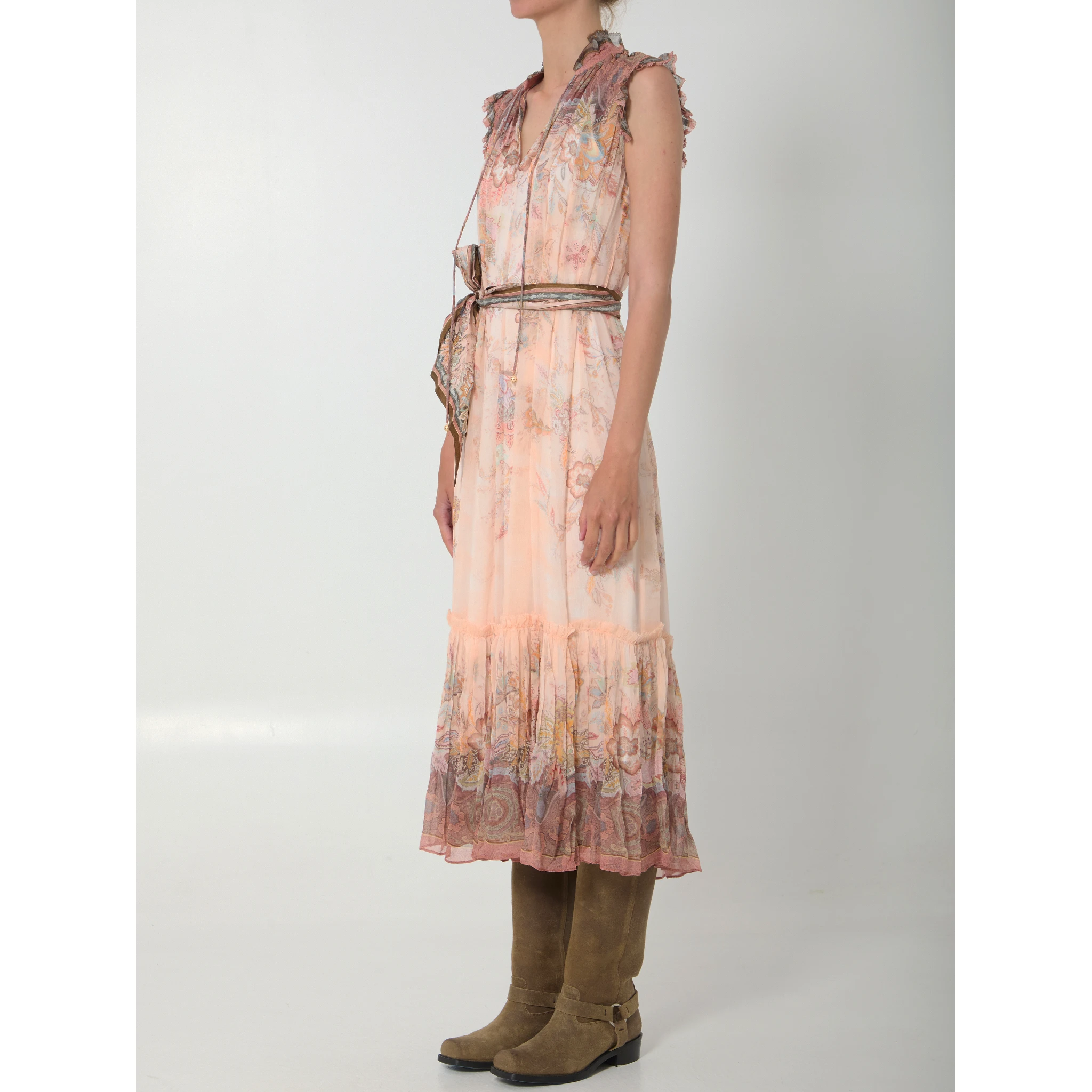 Alchemy midi fluid dress