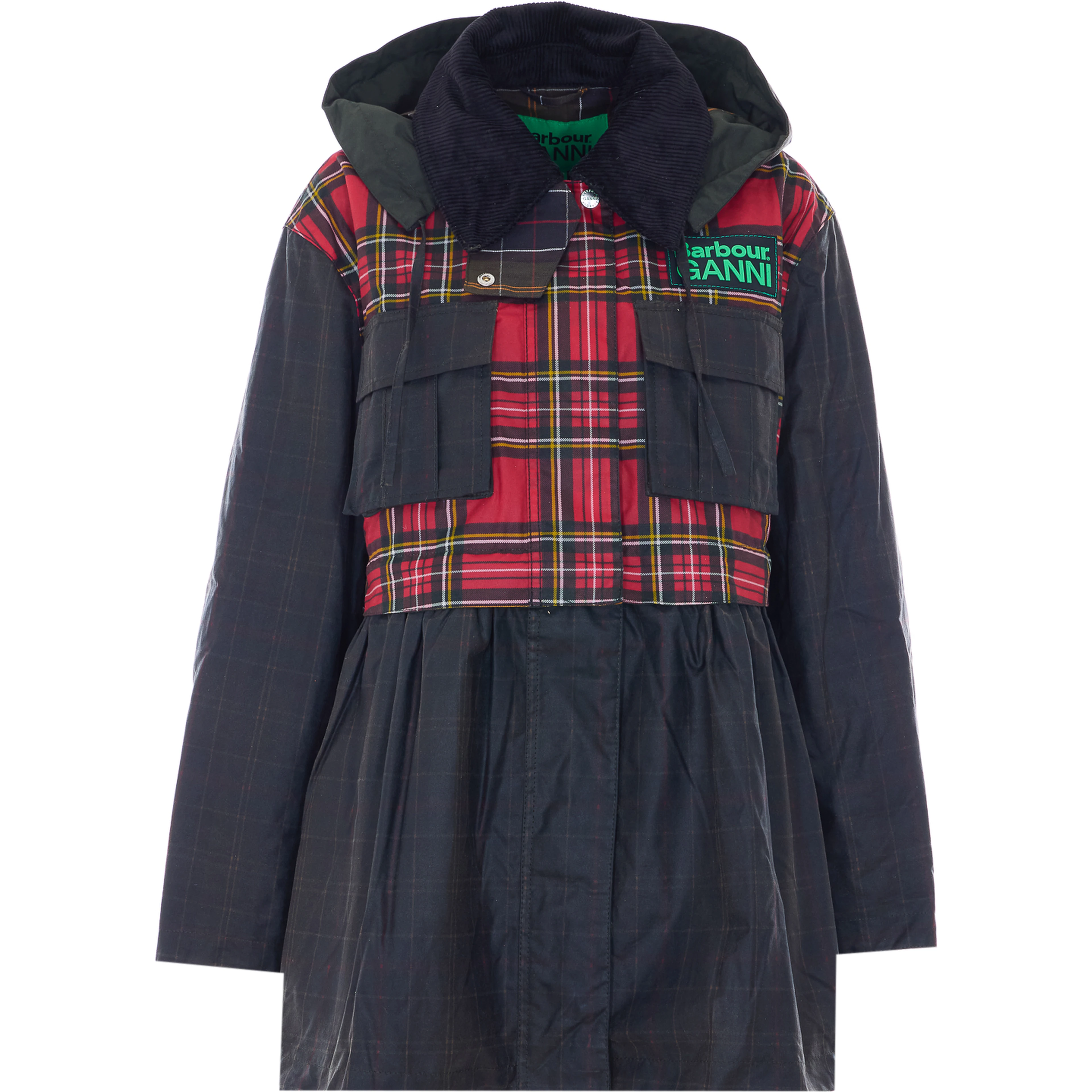 BARBOUR X GANNI Coats Black