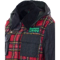 BARBOUR X GANNI Coats Black