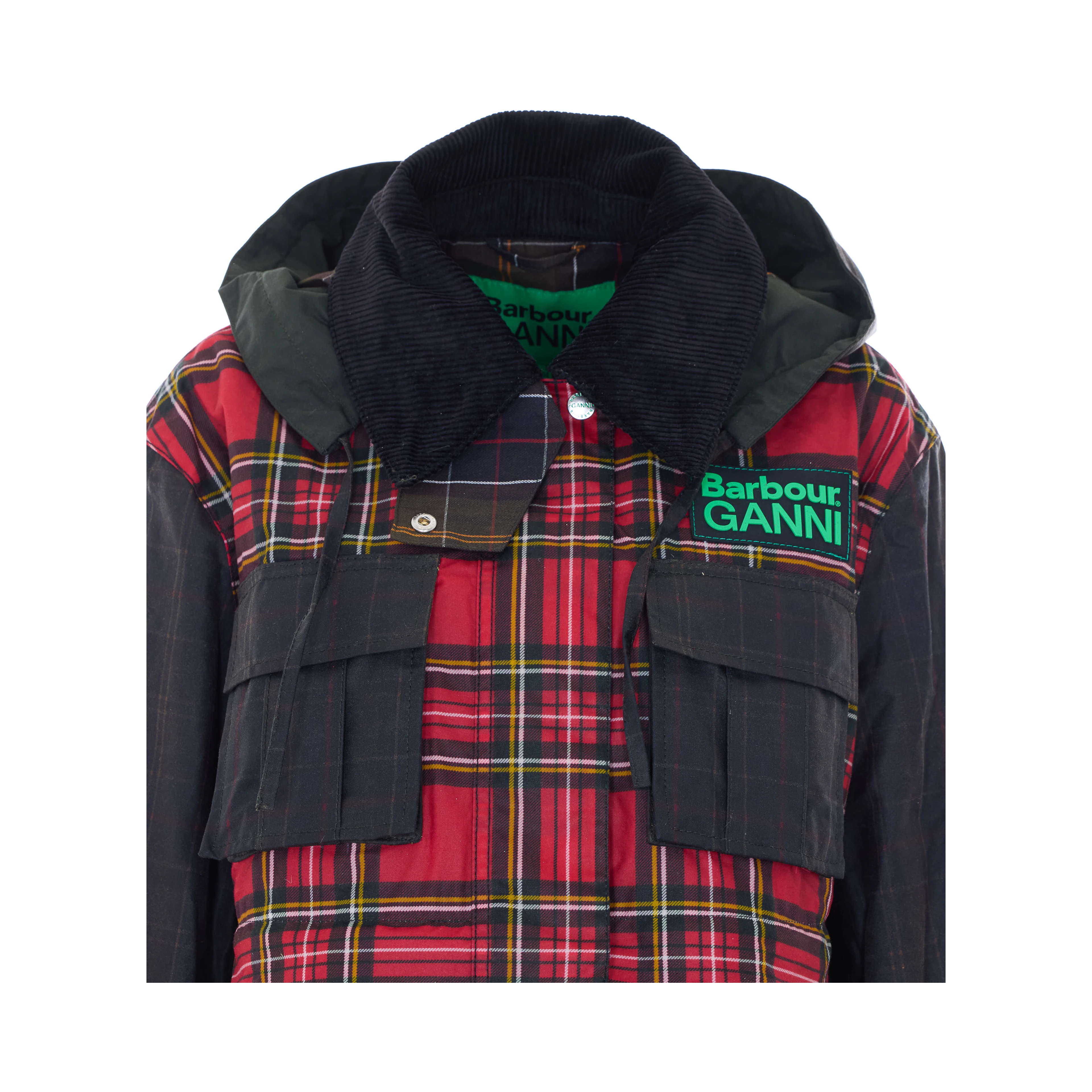 BARBOUR X GANNI Coats Black