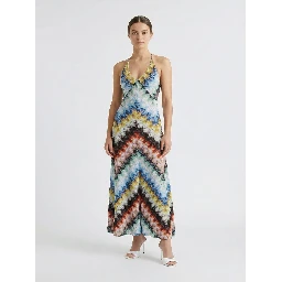 SLEVELESS LONG DRESS