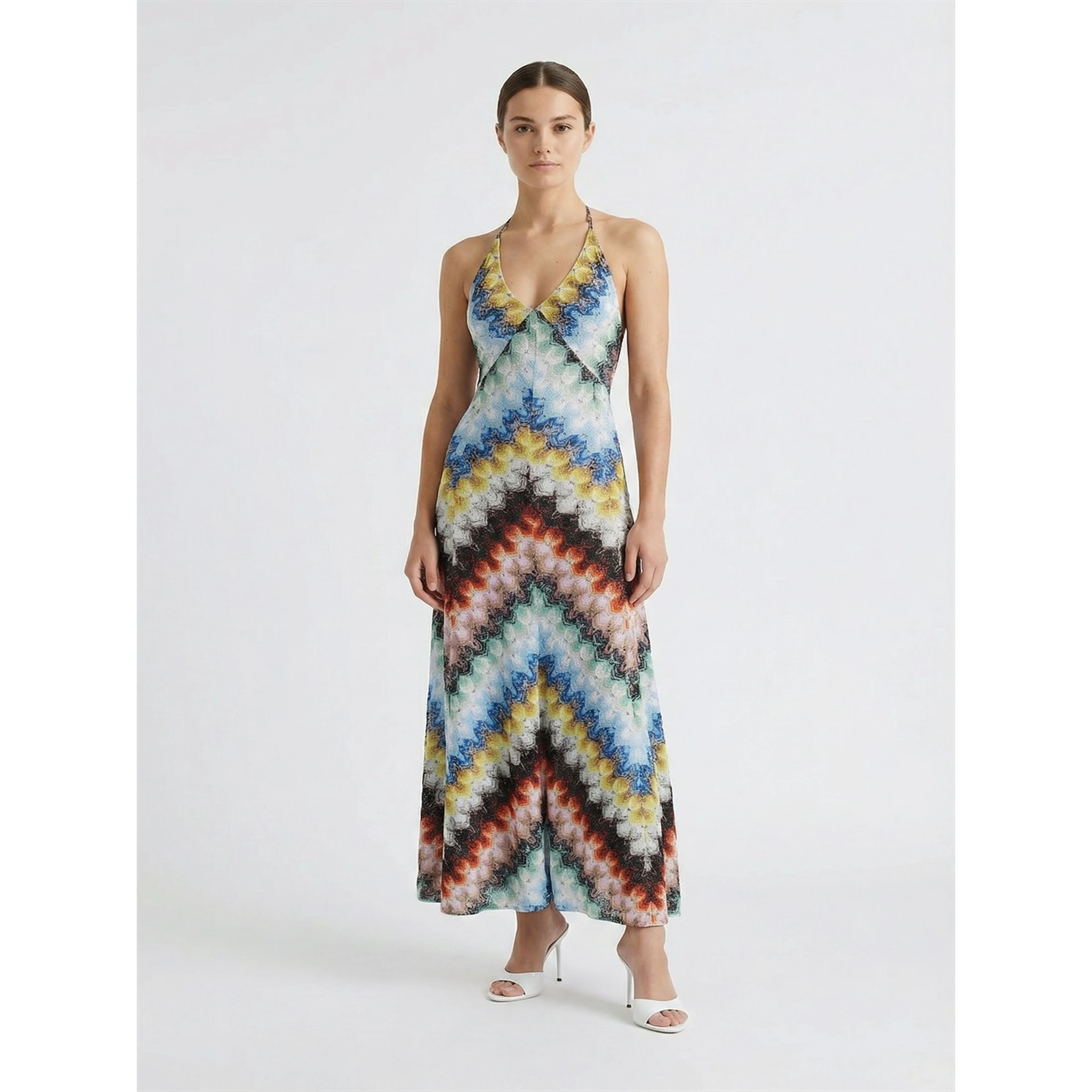 SLEVELESS LONG DRESS