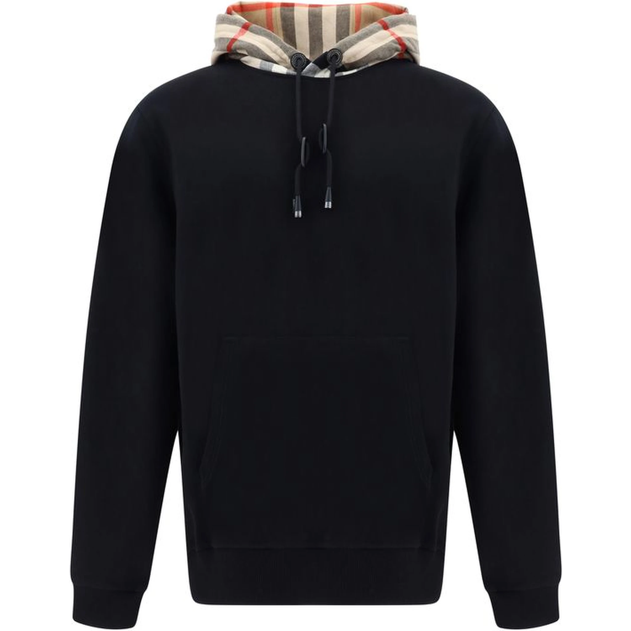 Black Cotton Sweatshirt