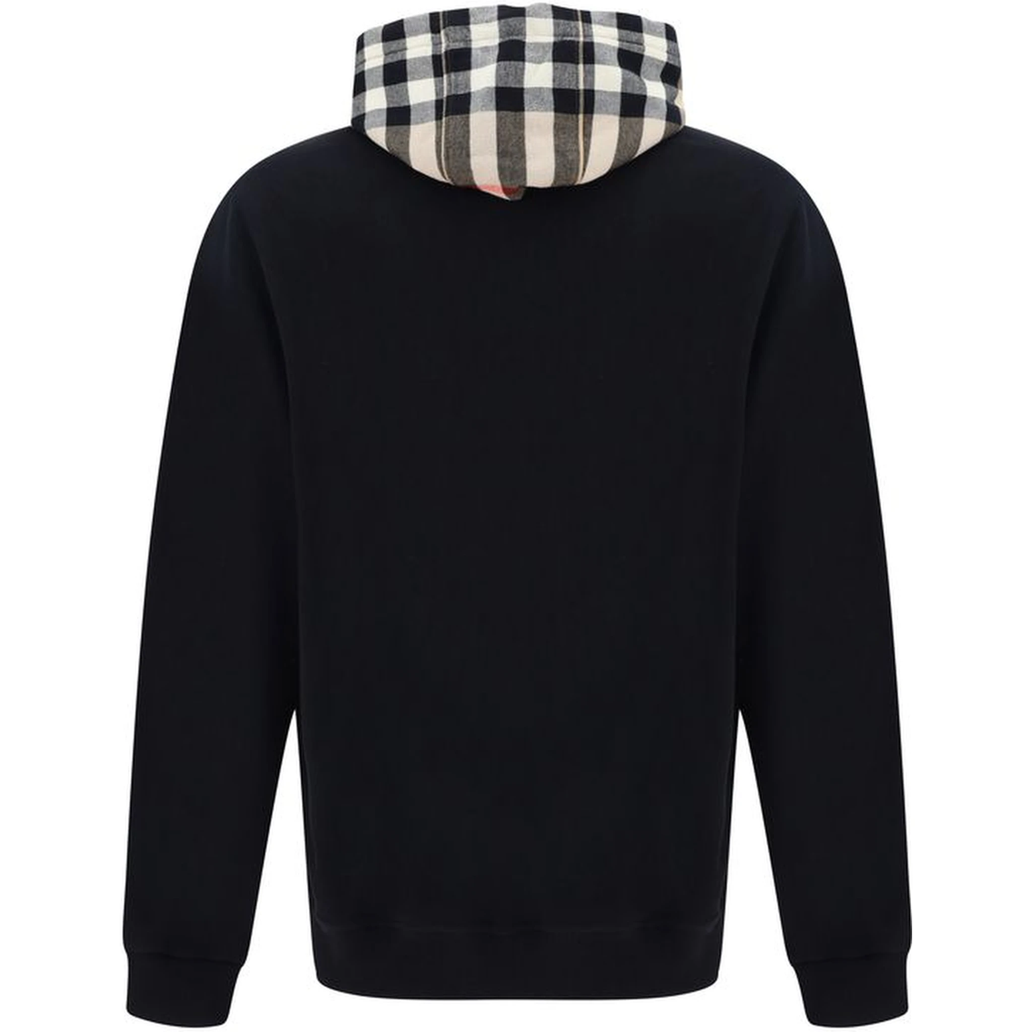 Black Cotton Sweatshirt