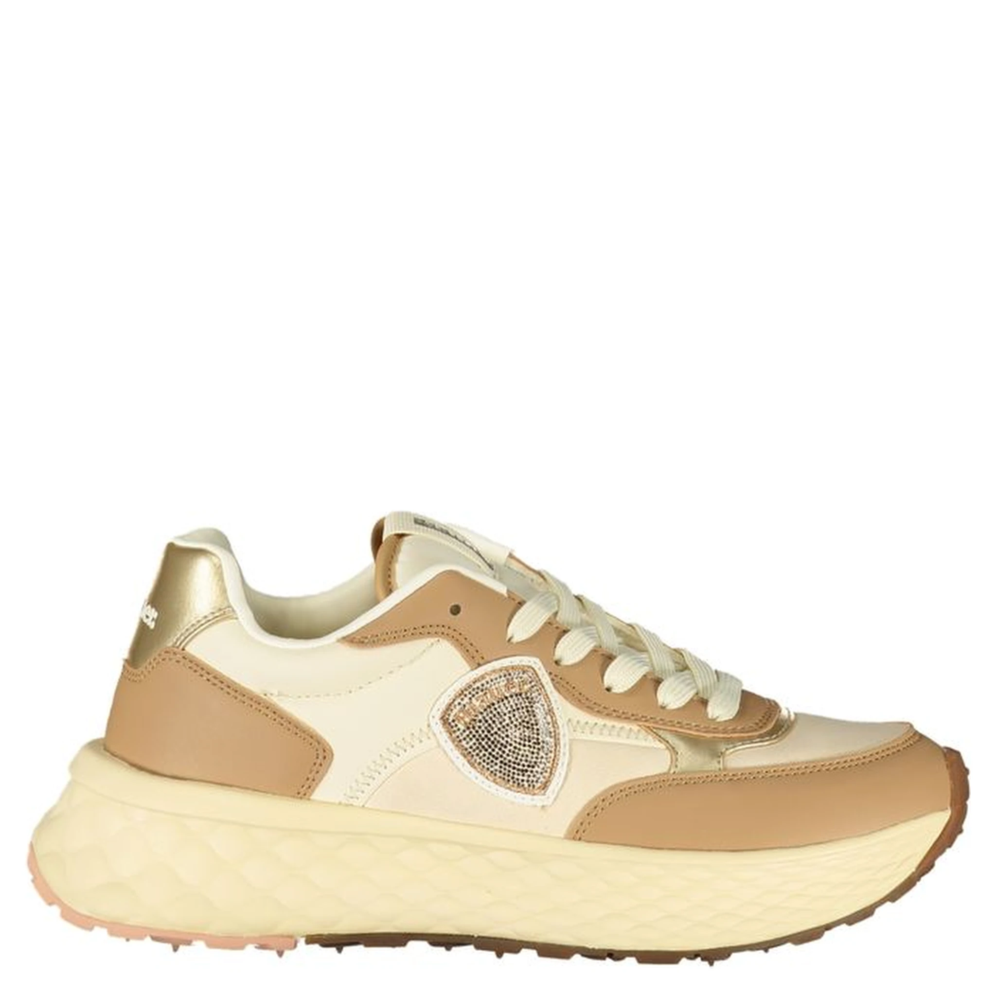 Brown Polyurethane Women's Sneaker