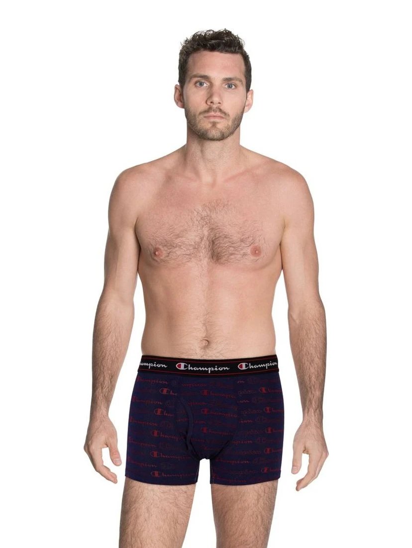 Navy Blue Cotton Boxers