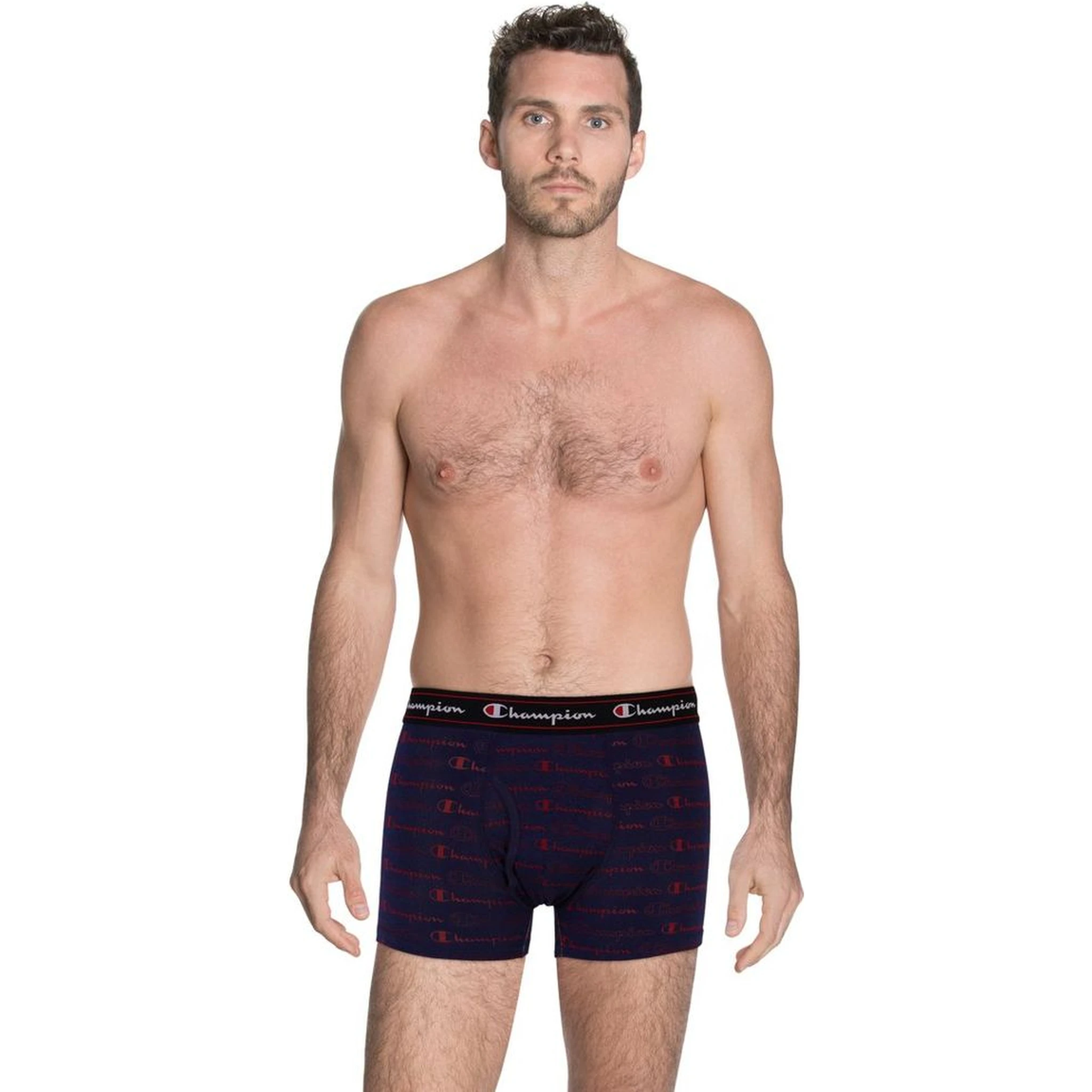 Navy Blue Cotton Boxers