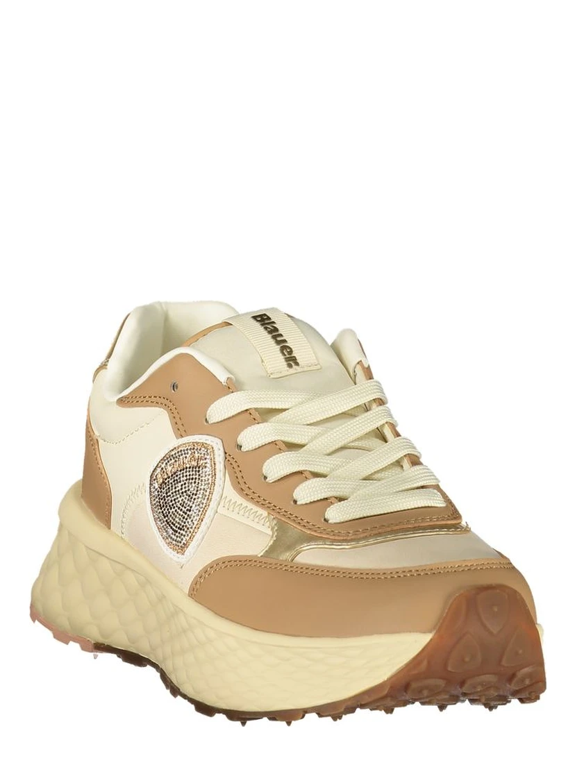 Brown Polyurethane Women's Sneaker