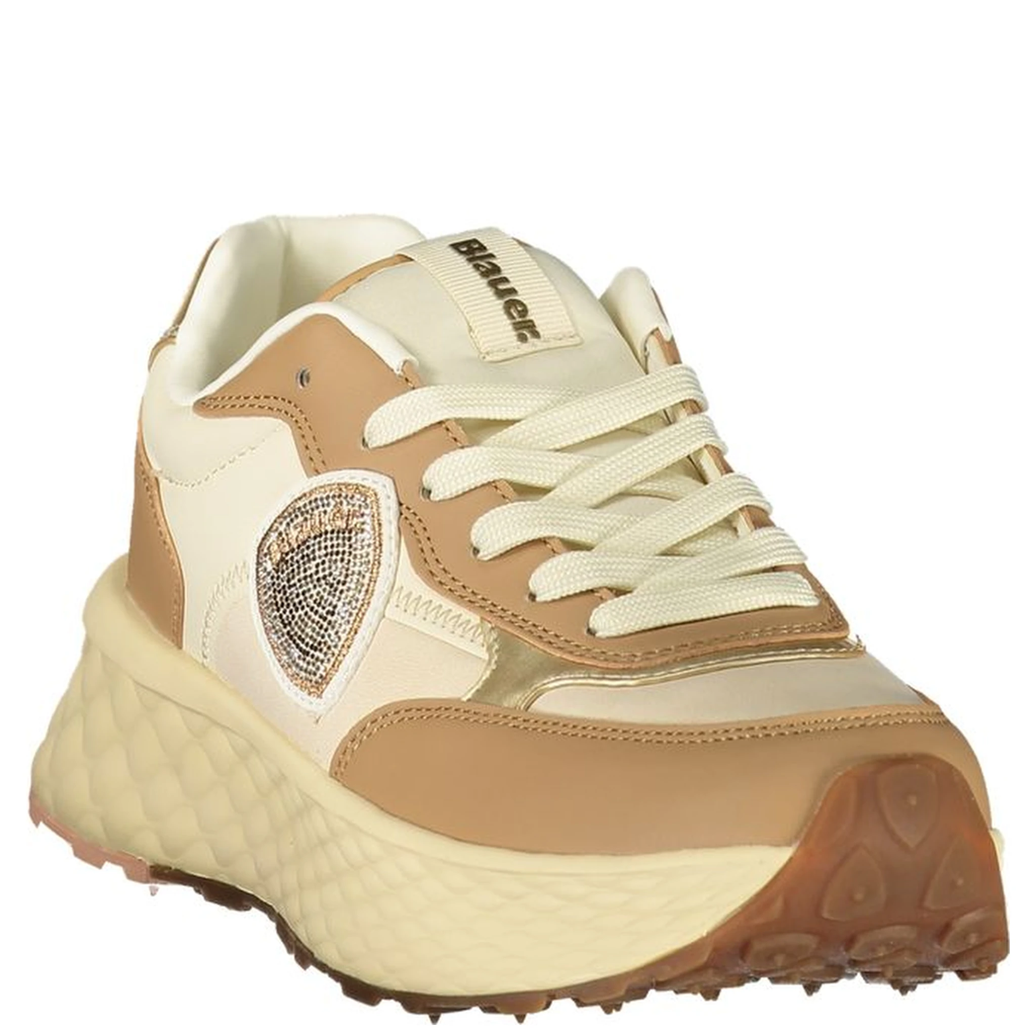 Brown Polyurethane Women's Sneaker