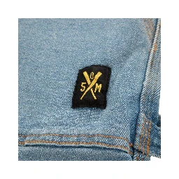 Blue Cotton Bermuda Shorts