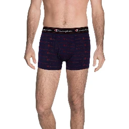 Navy Blue Cotton Boxers