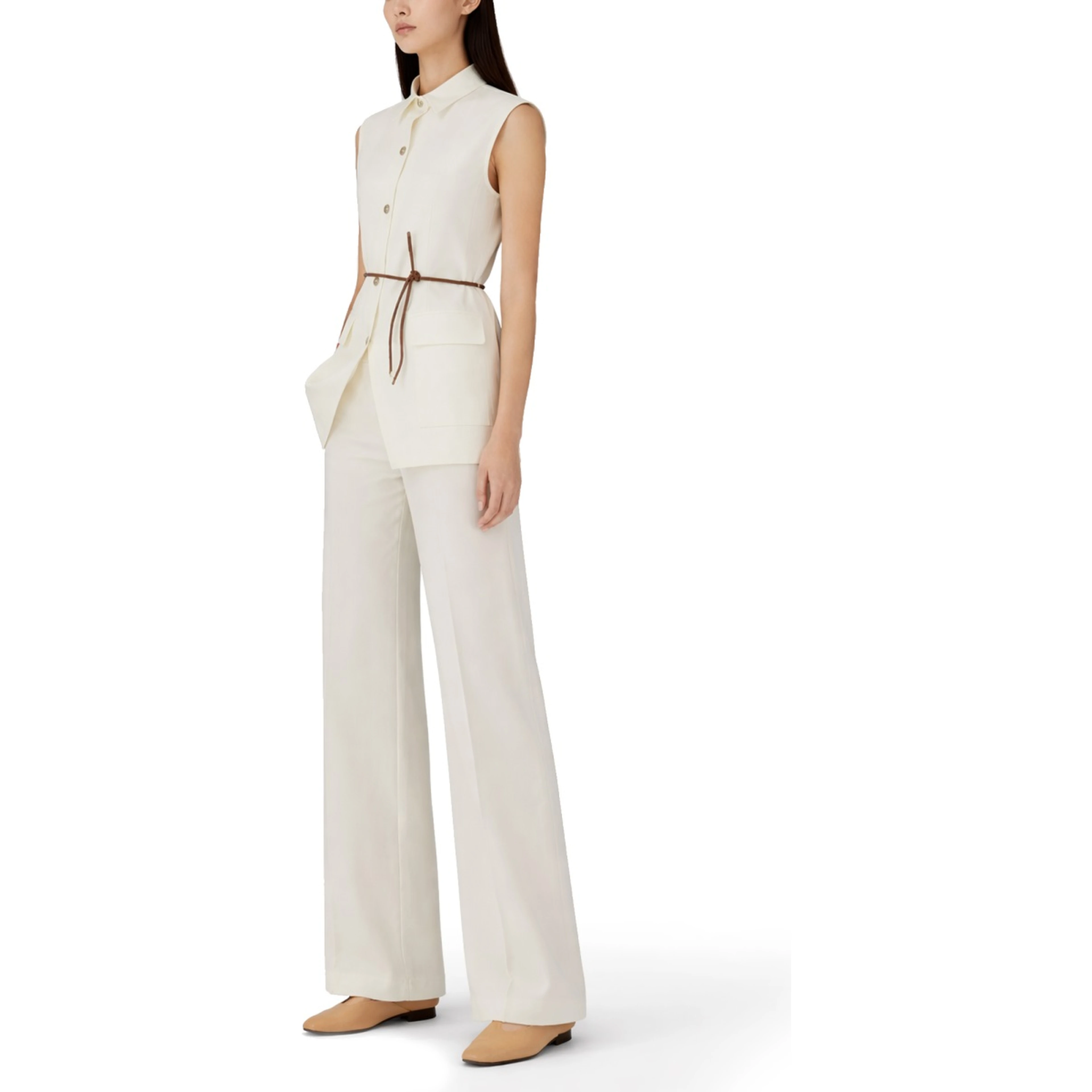 PANTALONE SARTORIALE CON ELASTICO IN VITA
