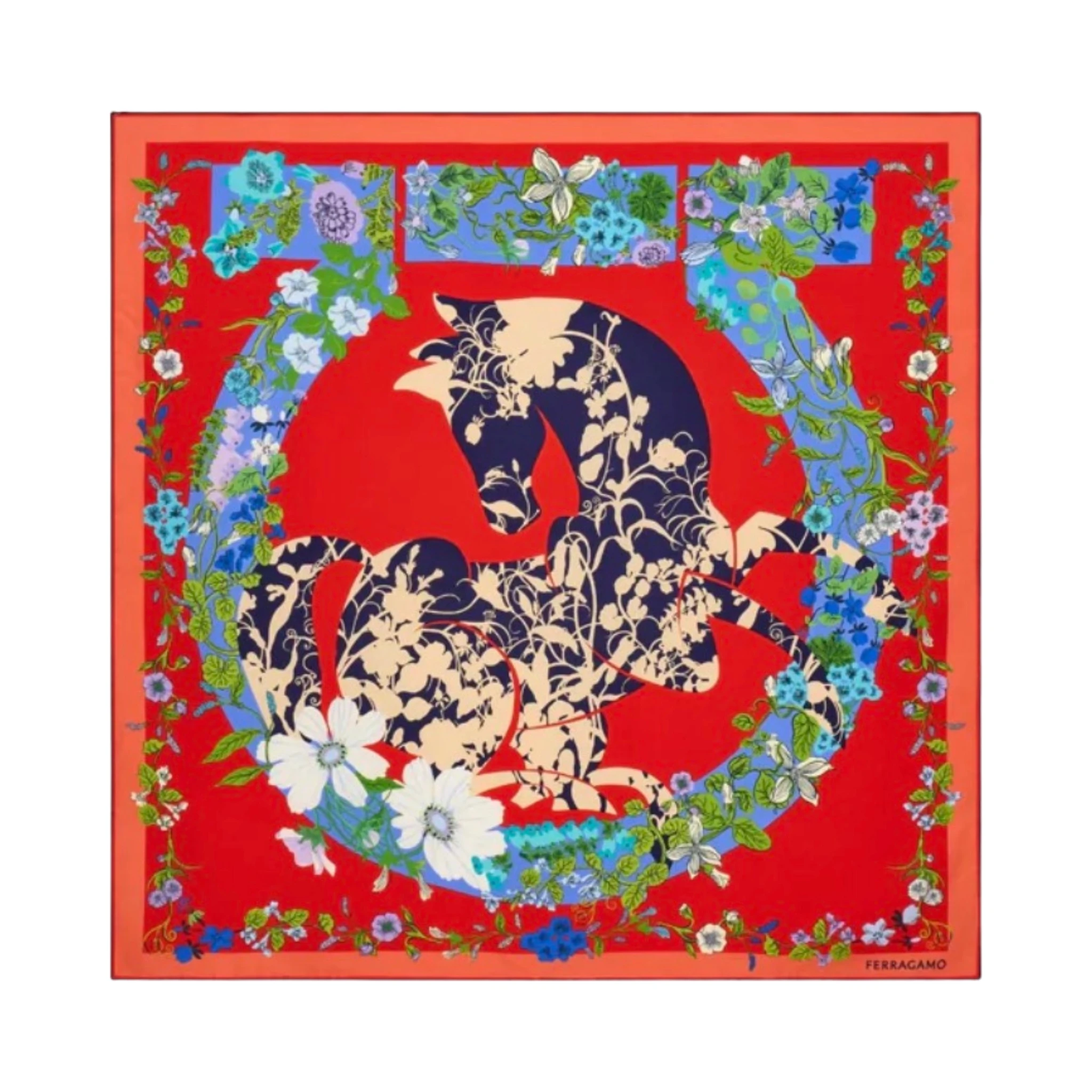 Ferragamo Scarfs Red