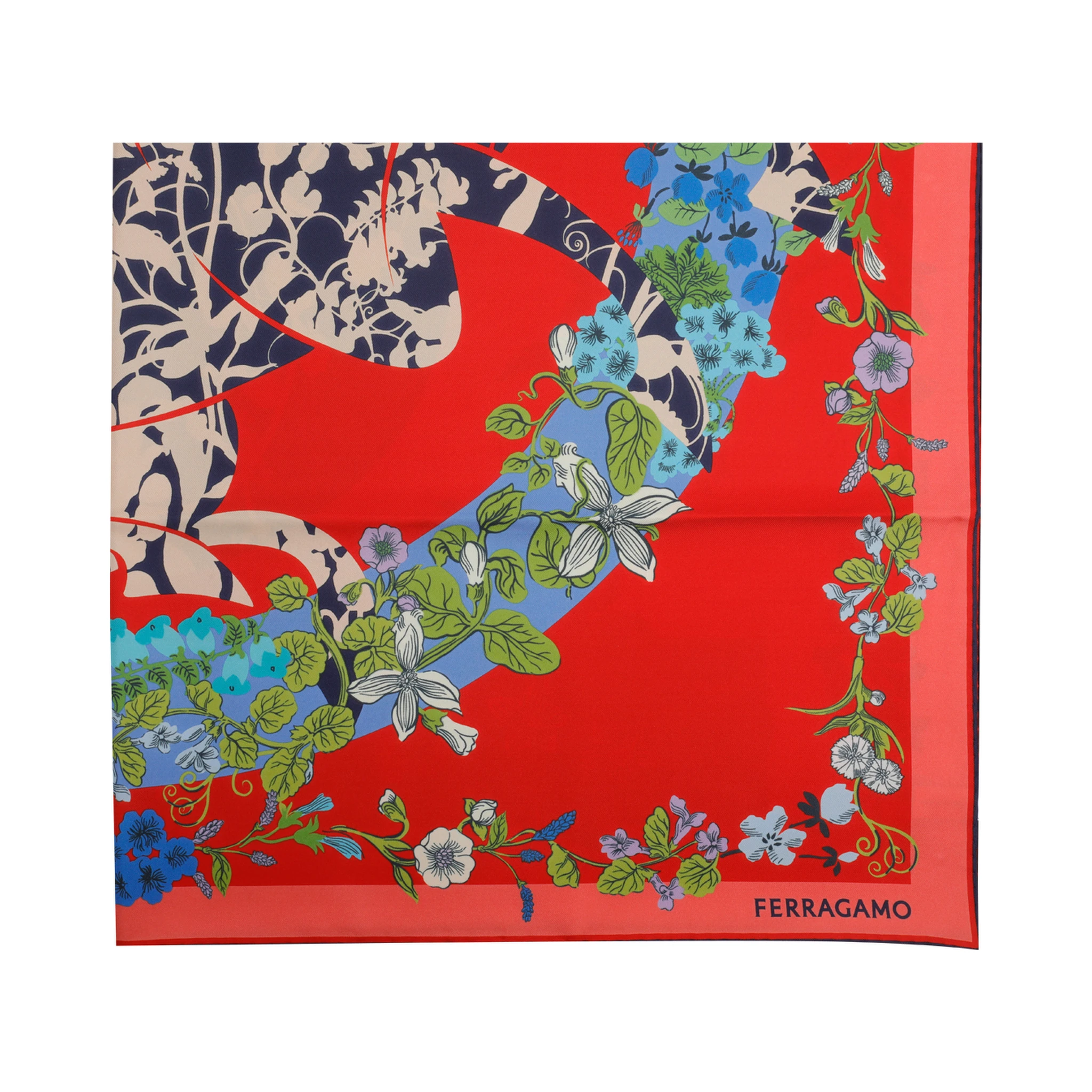 Ferragamo Scarfs Red