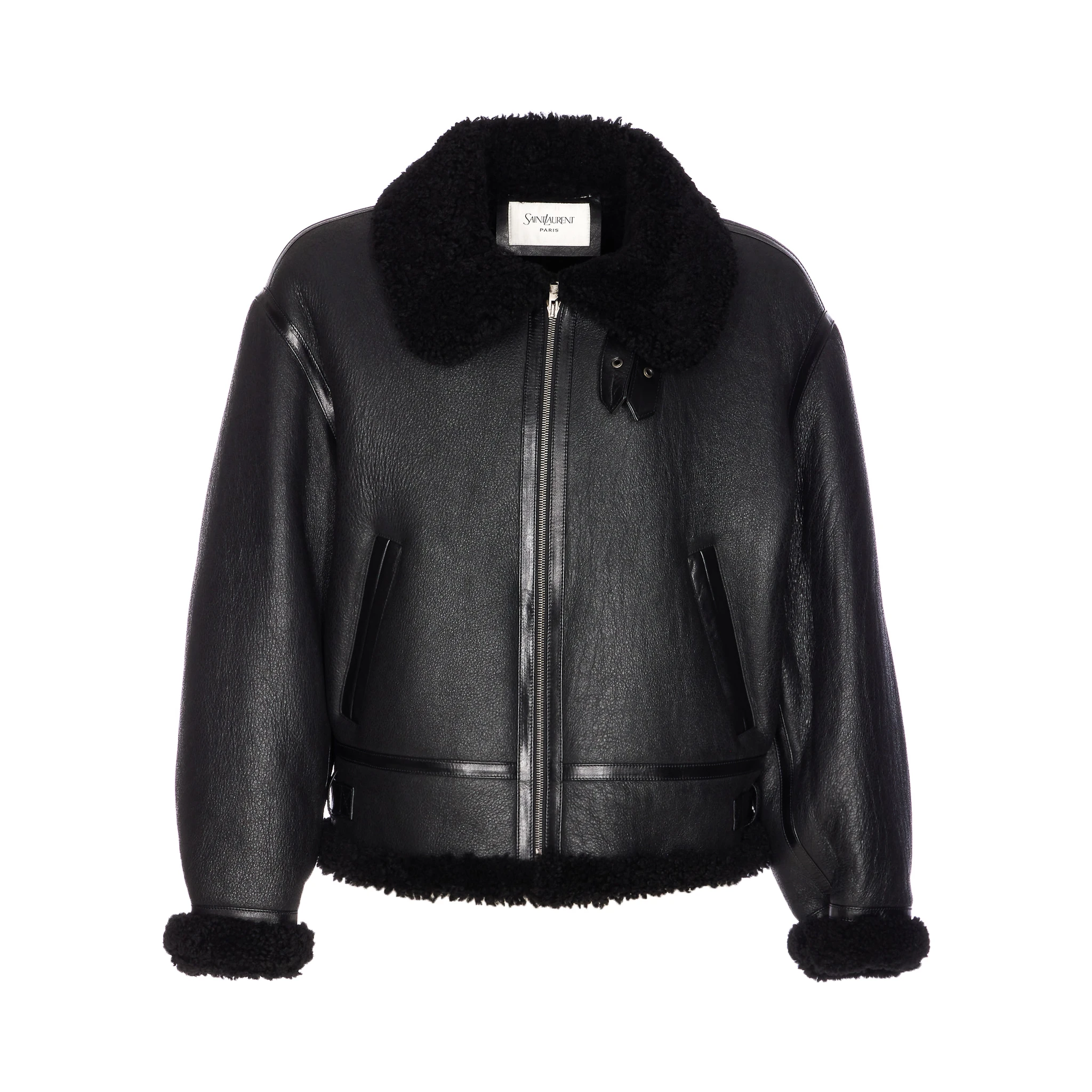 Saint Laurent Jackets Black