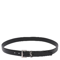 أحزمة سان لوران سوداء