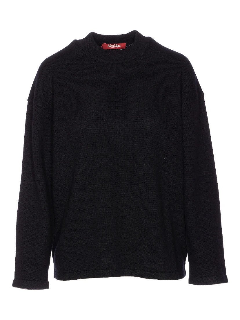 Max Mara Studio Sweaters Black