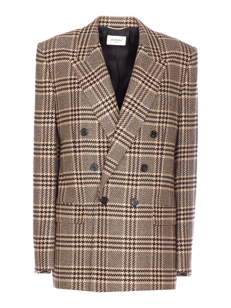 Saint Laurent  Jackets Brown