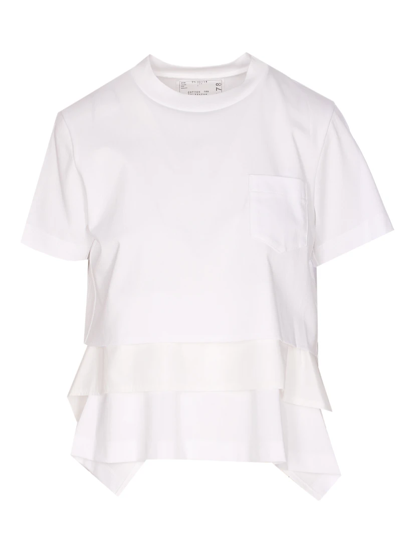 Sacai T-shirts and Polos White