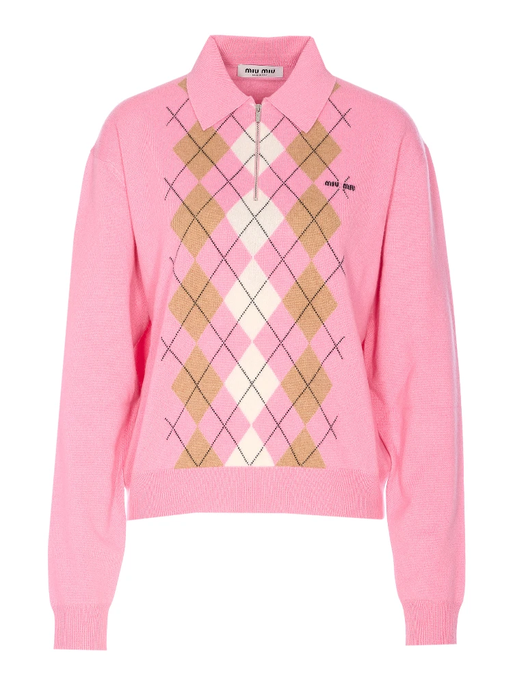 Miu Miu Sweaters Pink