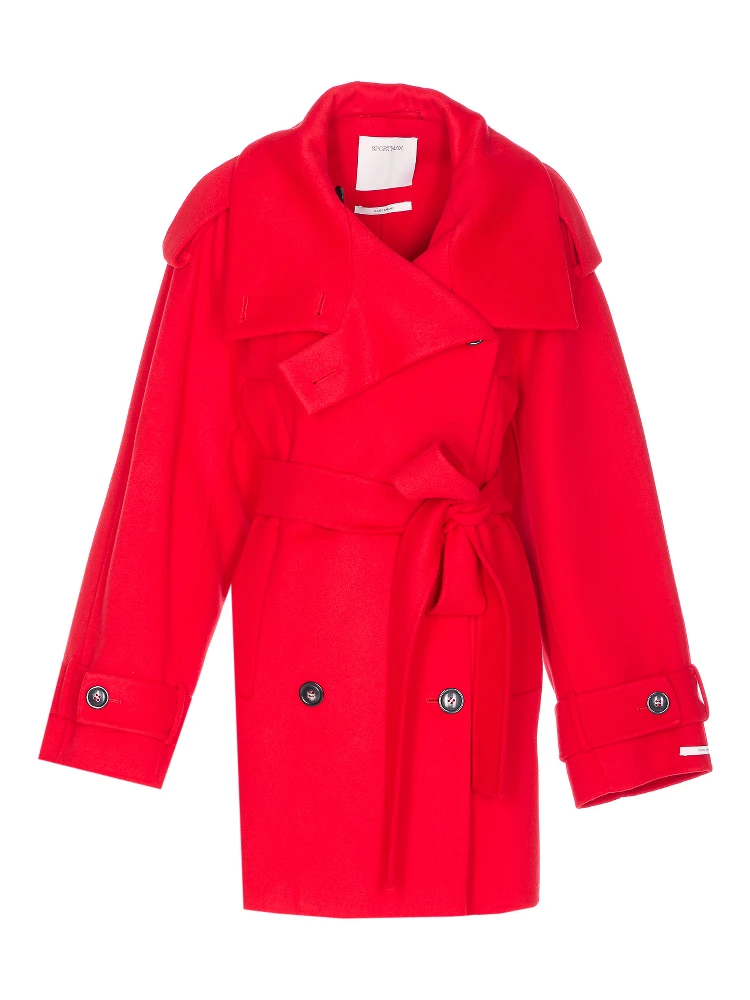 SportMax  Coats Red