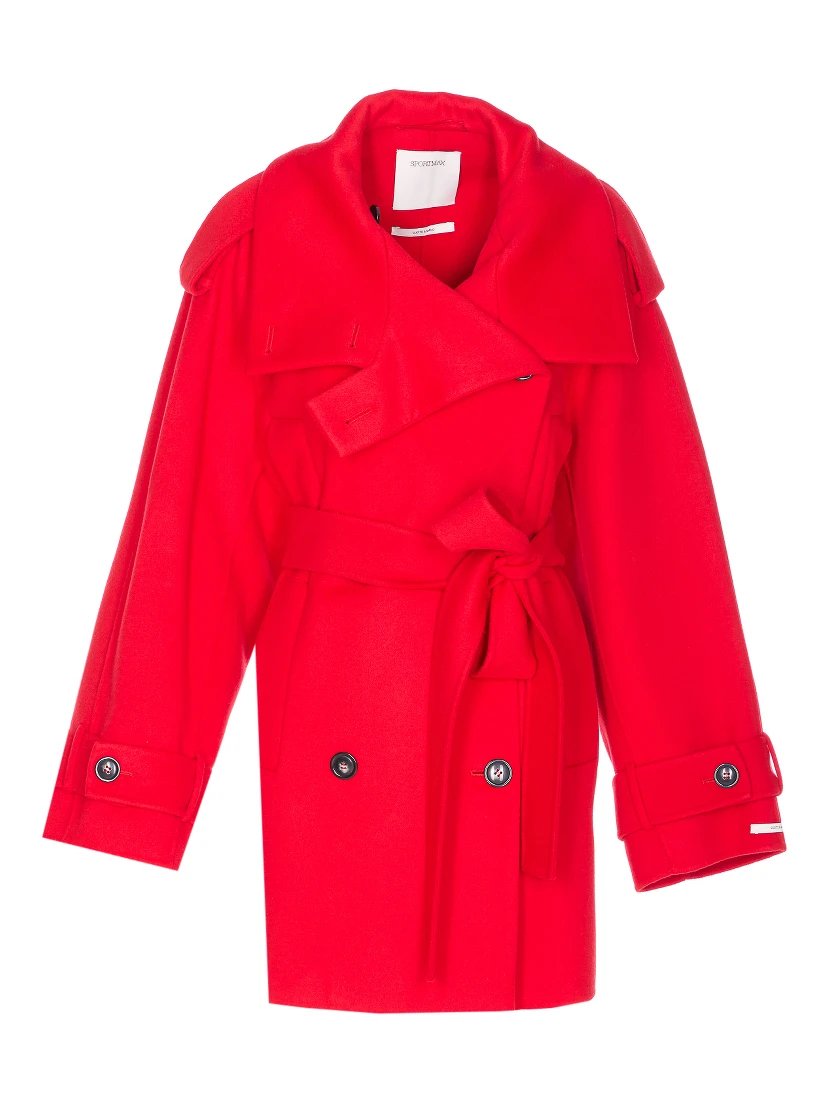 SportMax  Coats Red