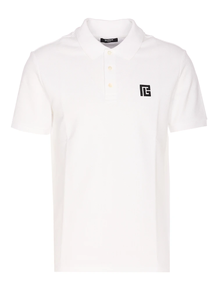 Balmain T-shirts and Polos White
