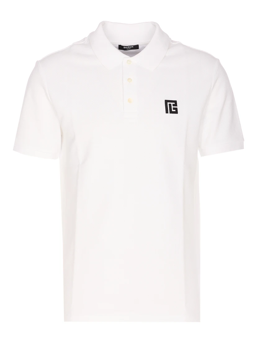 Balmain T-shirts and Polos White