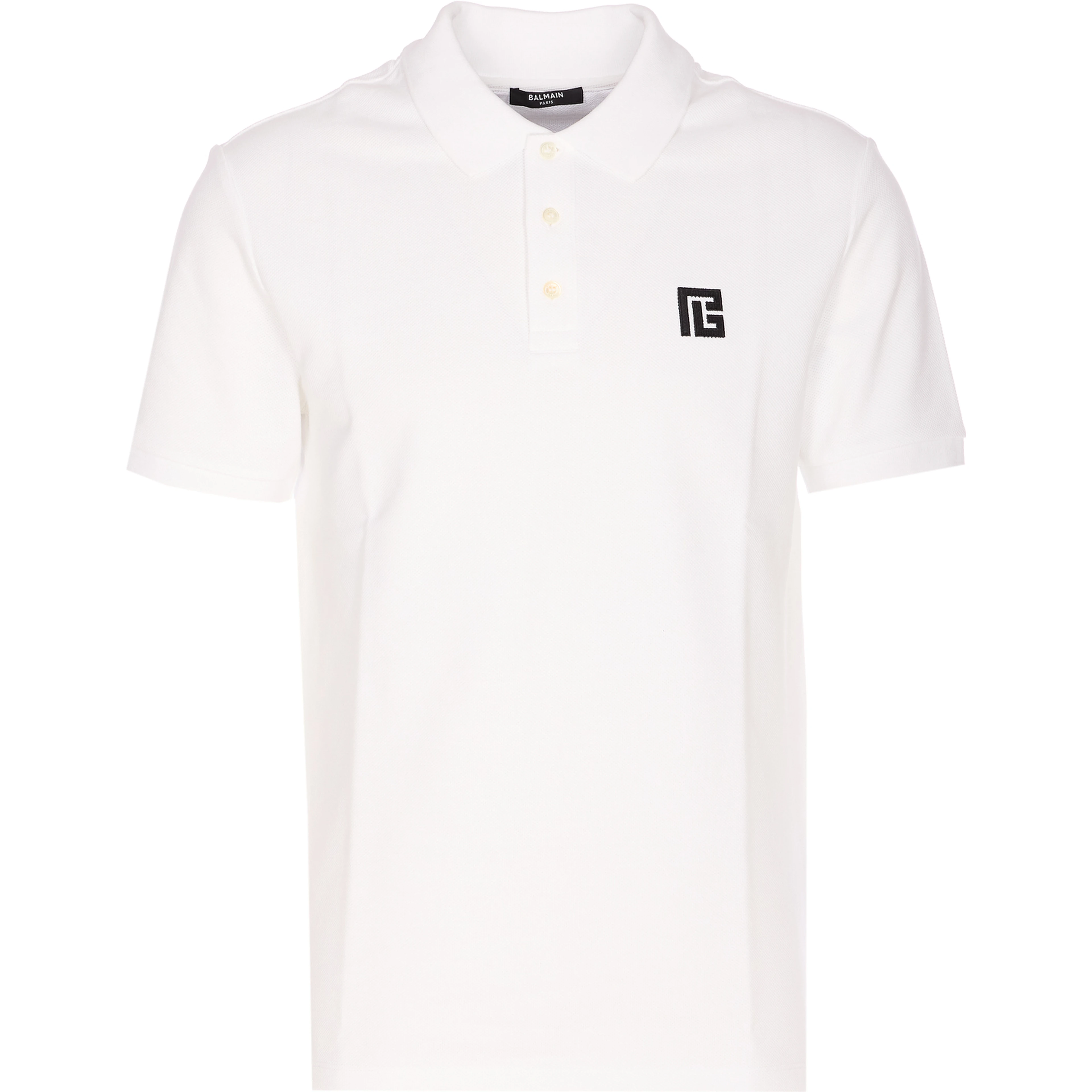 Balmain T-shirts and Polos White