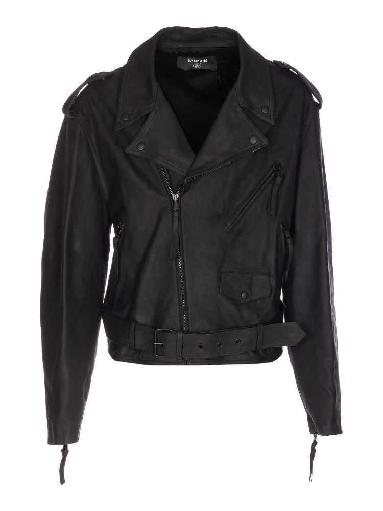 Balmain Jackets Black