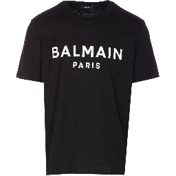 Balmain T-shirts and Polos Black