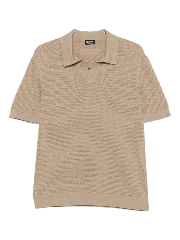 ZEGNA T-shirts and Polos Beige