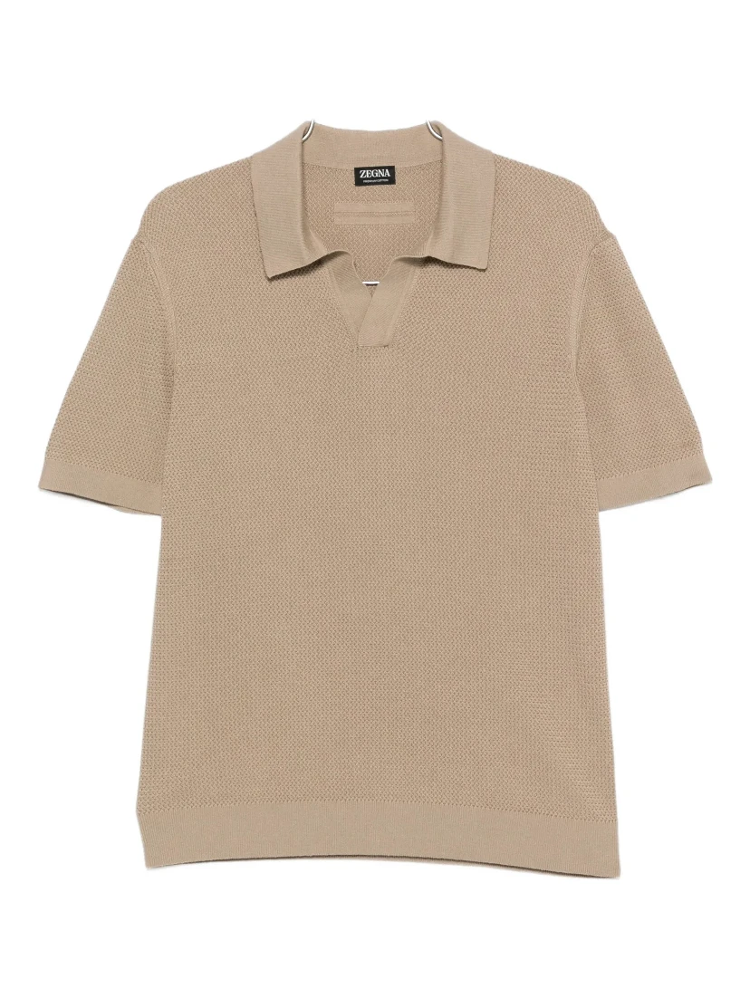 ZEGNA T-shirts and Polos Beige