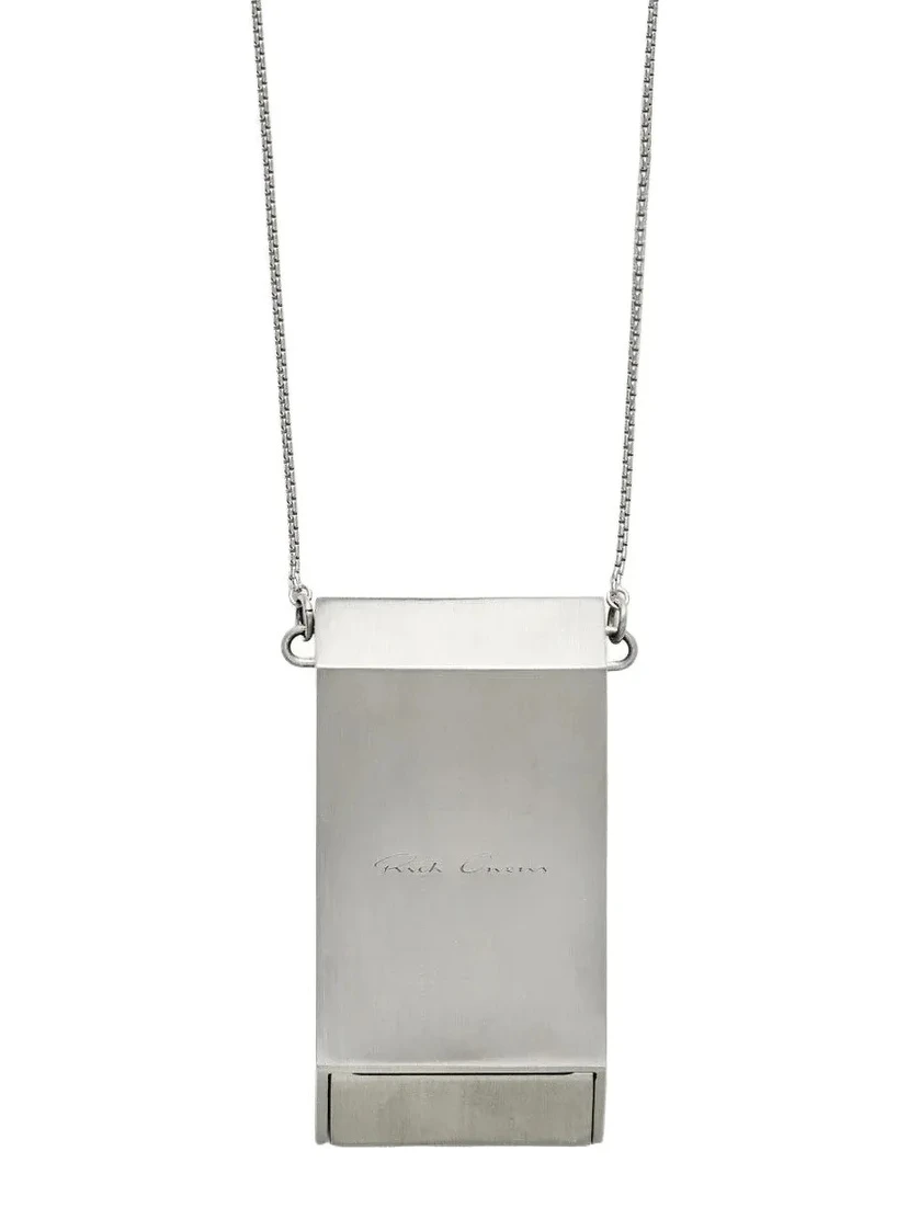 Rick Owens Bijoux Silver