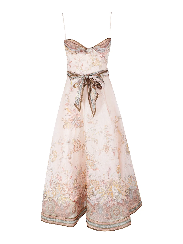 ALCHEMY STRUCTURED MIDI DRESS