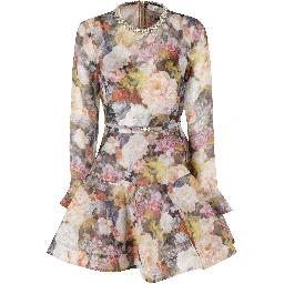 ALCHEMY PEPLUM MINI DRESS